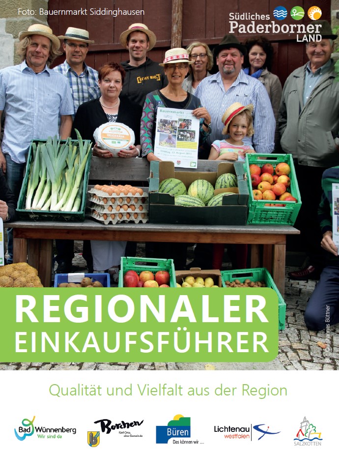 Regionaler Einkaufsführer Flyer